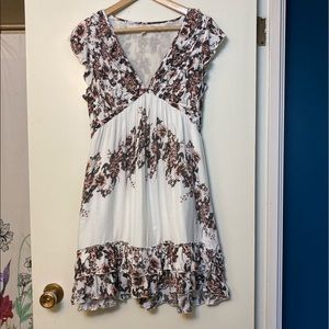 Free People Printed Mini Dress